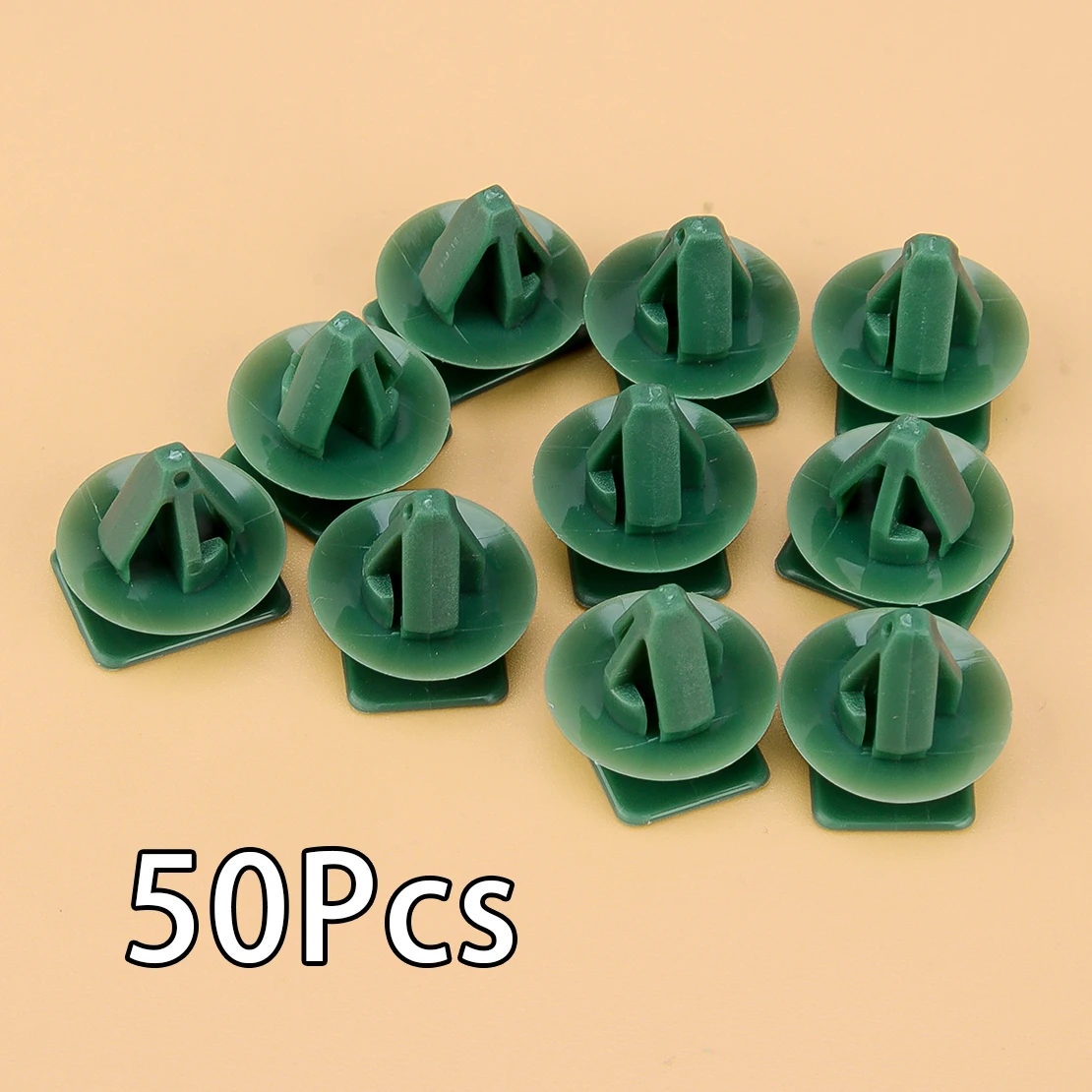 50 Pz/Set Clip Di Fissaggio Per Modanatura Del Pannello A Bilanciere Laterale Dell'Auto D10E-51-Sj3 Verde Adatta Per Mazda 3 5 Cx-3 Cx-9 Mx-5 Miata 20