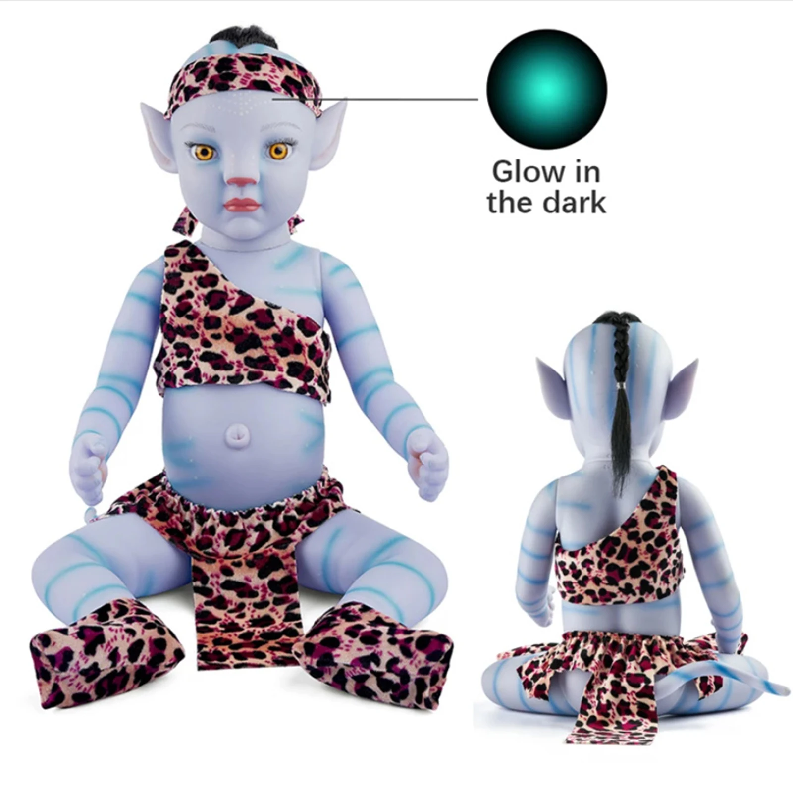 Realistic Luminous Avatar Reborn Doll Kids Toys Baby Room