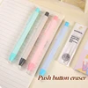 KHINSUN Press Retractable Pencil Eraser Correction Stationery Pen Style Pencil Rubber for Kids Writing School Supplies Erasers 1