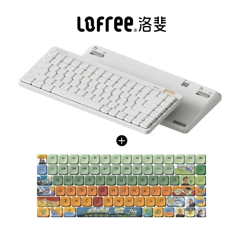 Lofree-flow lite-人間工学に基づいたメカニカルキーボード,ロー