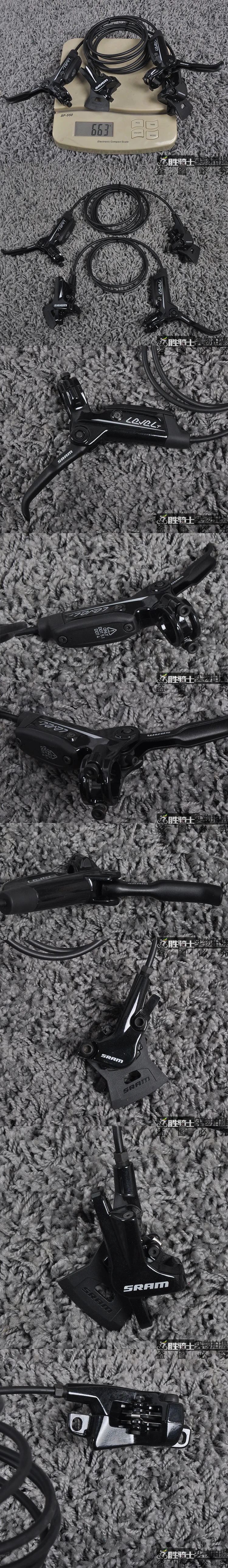 SRAM LEVEL T BRAKE MTB Bike Bicycle Part Hydraulic DB3 Disc Brake Front & Rear Black 850 1600mm