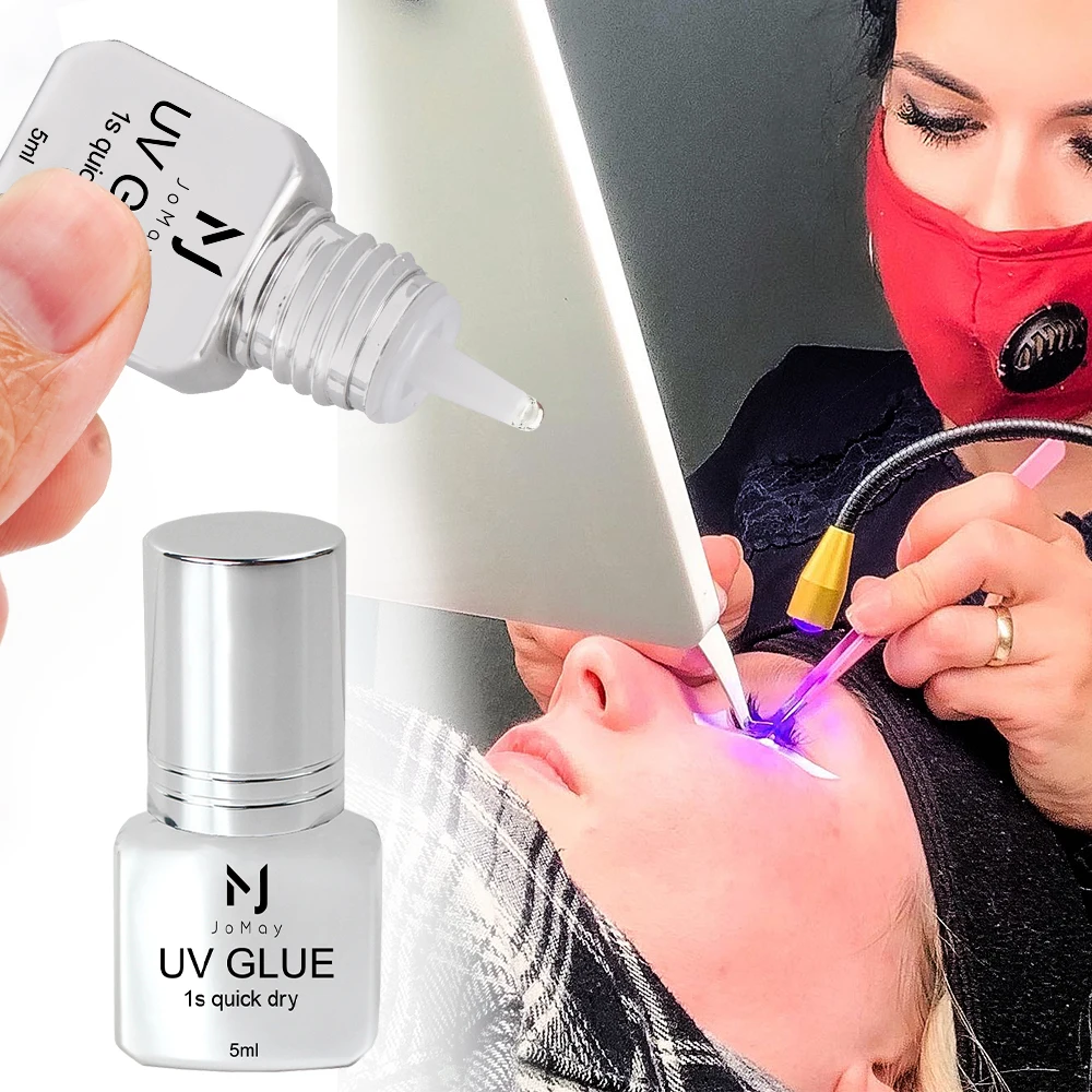 JOMAY Glue Eyelash Extension UV Glue Fast Drying 5ml Professional False Lash Adhesive Makeup Tools UV Glue 5