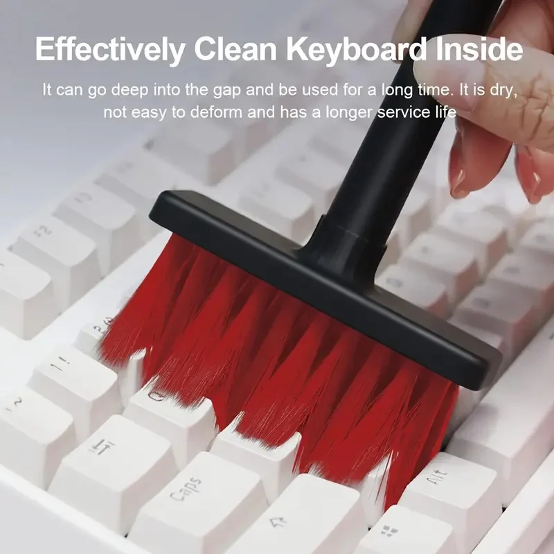 5-in-1 Computer Keyboard Cleaner Brush Kit Earphone Cleaning Pen For Headset Keyboard Cleaning Tools Cleaner Keycap Puller Kit