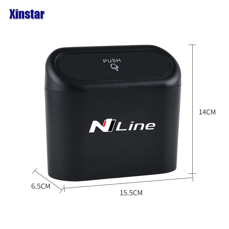 Plastic Car Trash Bin For Hyundai i10 i20 i30 i40 ix35 TUCSON Elantra SONATA GENESIS SOLARIS VEOSTER Kona Santafe