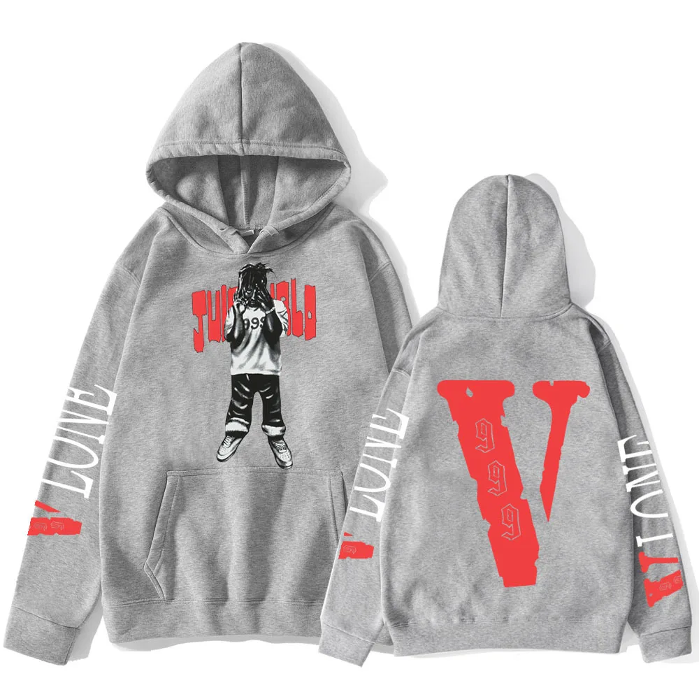 Men's Sweater African Boys Red Big V Printing Loose Street Fashion Sweater Couple Fashion Brand Jacket Hip Hop Hoodies Men