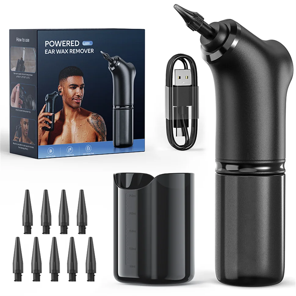 Medi Grade Kit per Pulizia Orecchie 300ml - Apparecchio per Rimozione