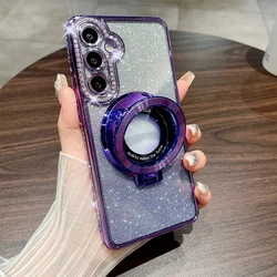 Glitter Ring Luxury Smartphone Case - S24Plus S25Plus (PURPLE)