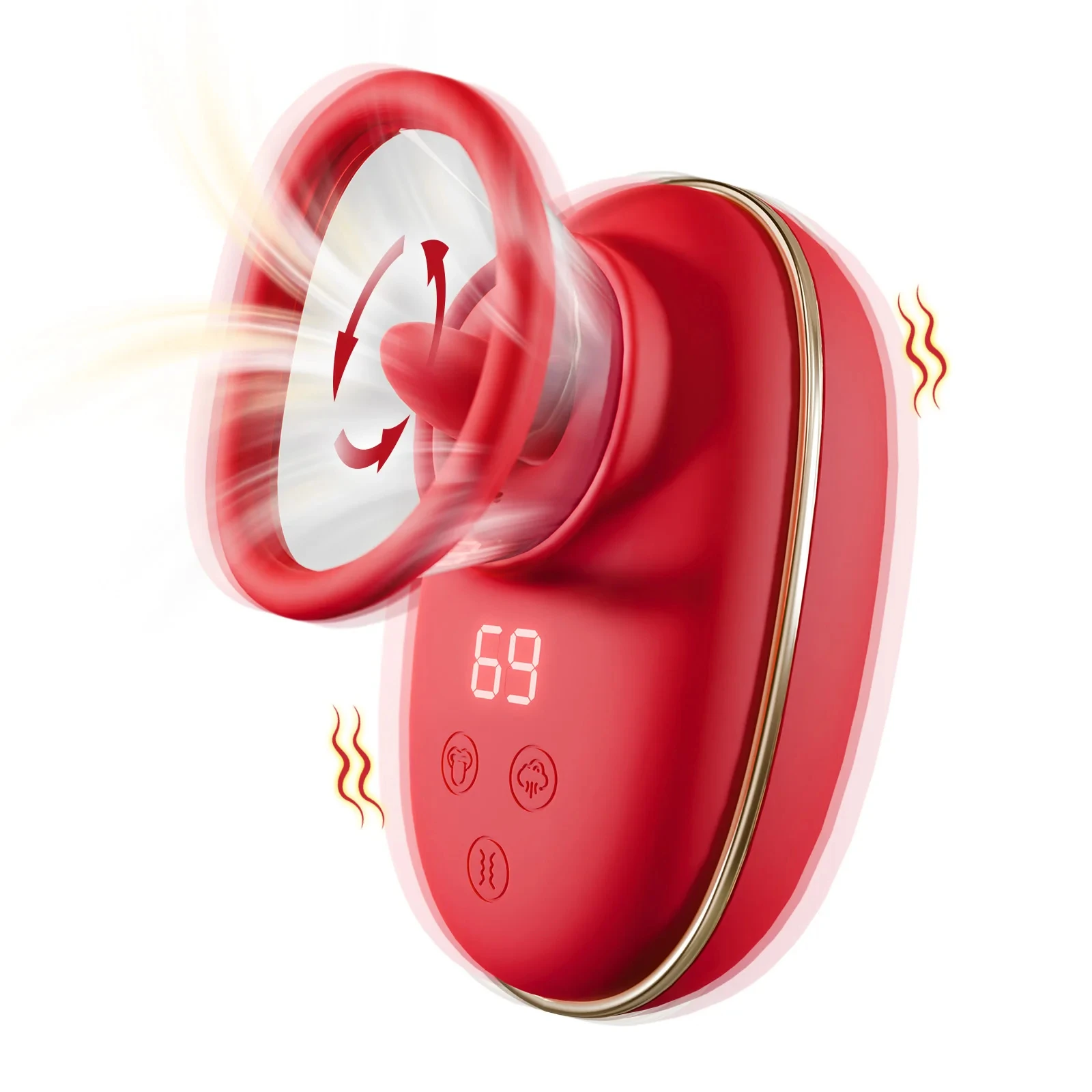 Clitoral Vibrator Vacuum Sucking and Licking Tongue Sex Toy for Women Nipple Vagina Stimulator Pussy Blowjob Female Masturbation