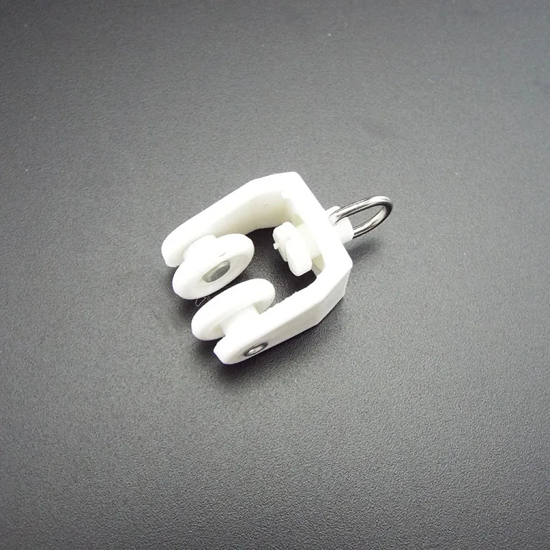 Plastic Curtain Wheel Rail Straight Curved Track Rollers Hanging Curtains Hook Ring Slider Decorative Accessories u