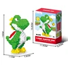 Anime Mario Building Blocks Figures Luigi Yoshi Cartoon Small Particles Assembled Block Model Dolls Toys Children Gifts 5