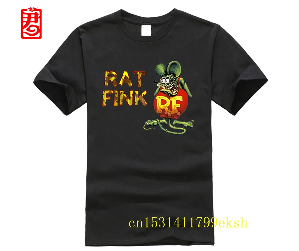 

Эластичная свободная Модная уникальная Классическая хлопковая Мужская футболка с коротким рукавом для увеличения роста, футболка с коротким рукавом и изображением крысы