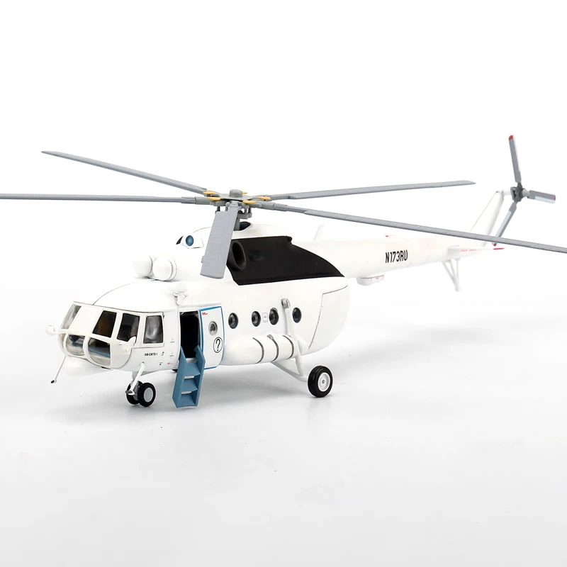 

Diecast Metal 1/72 Scale Aircraft Model Alloy Mi17 Mi-17 Hippo Helicopter Airplane US Fighter Model Toy For Collection or Gift