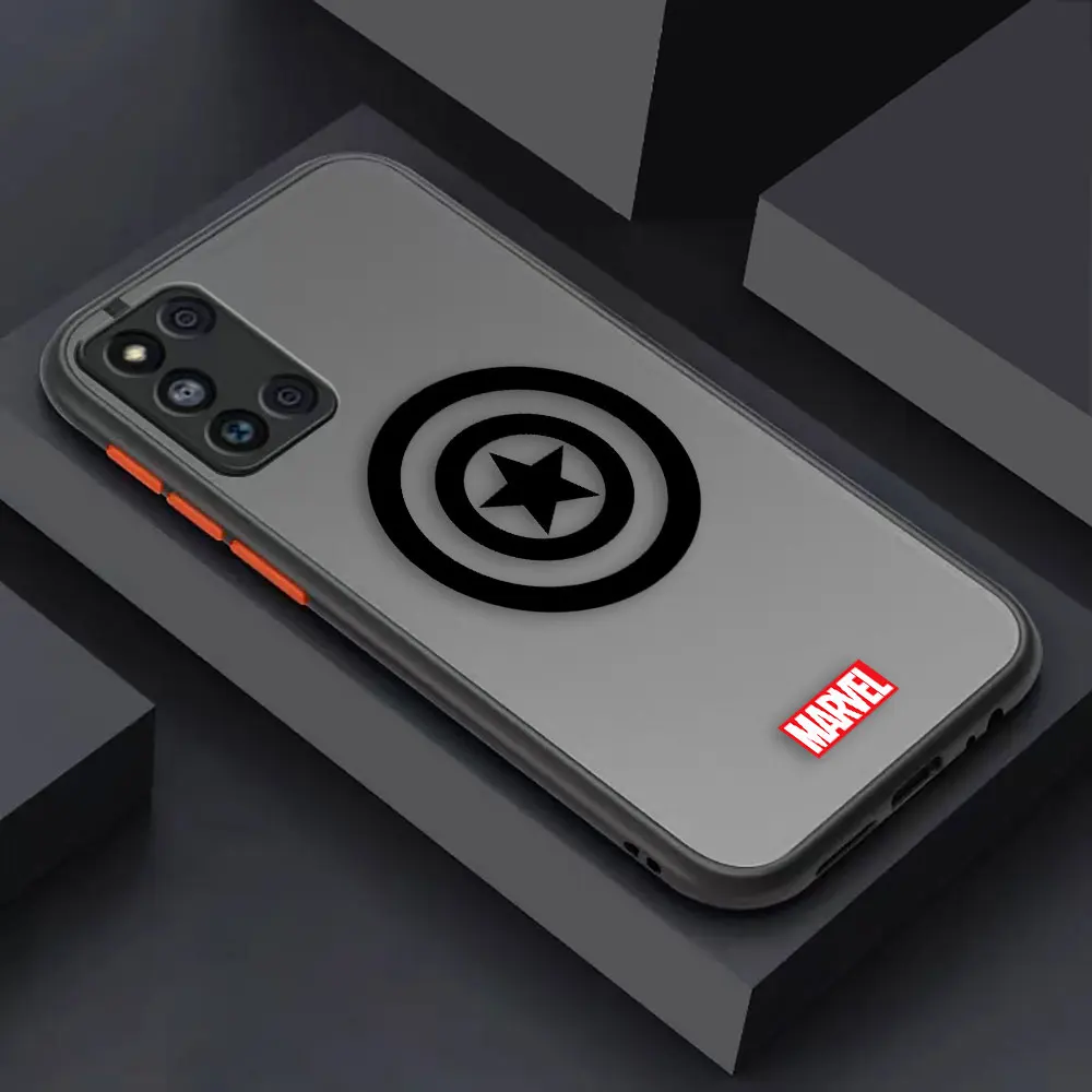 thumbnail image 1 of Funda mate para Samsung Galaxy M62 M53 M52 M51 M33 M32 M31 M30S M23 5G J8 J7 J6 J5 J4 Funda Capa Shell Marvel Logo Lron Spider-Aan, 1 of 5