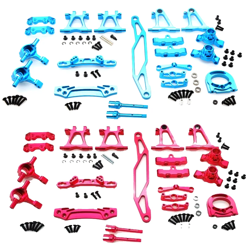 TOOMOD Aluminum Servo Mount For Tamiya TT-02 RC Car - Red CNC Upgrade Part