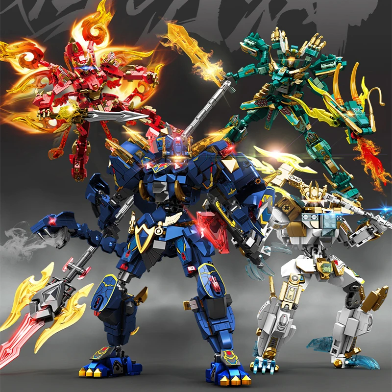ブロックロボビルド2 MECHA TOYS ブロックロボビルダー2 mecha toys - メルカリ