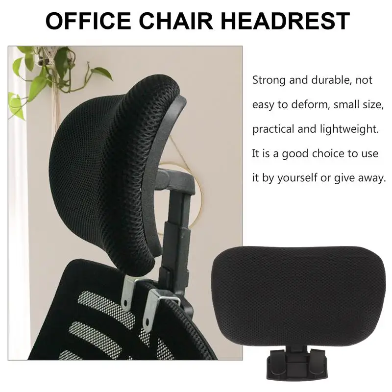 Support Adjustable Height Breathable Desk Office Chair Headrest Attachment Office Chair Headrest for Head Chair Indoor Office