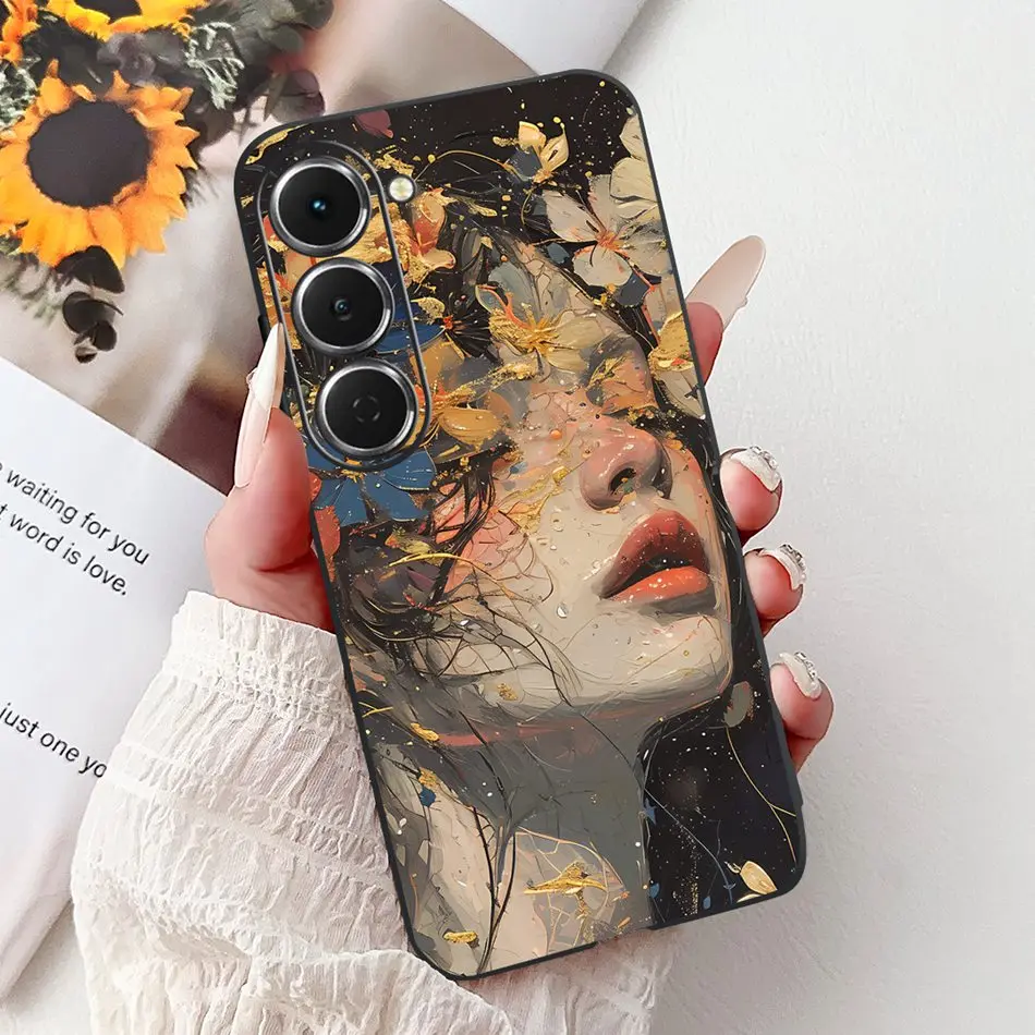 Cool Dragon Tiger Painted Soft Silicone TPU Phone Case for Tecno Spark 40 Series