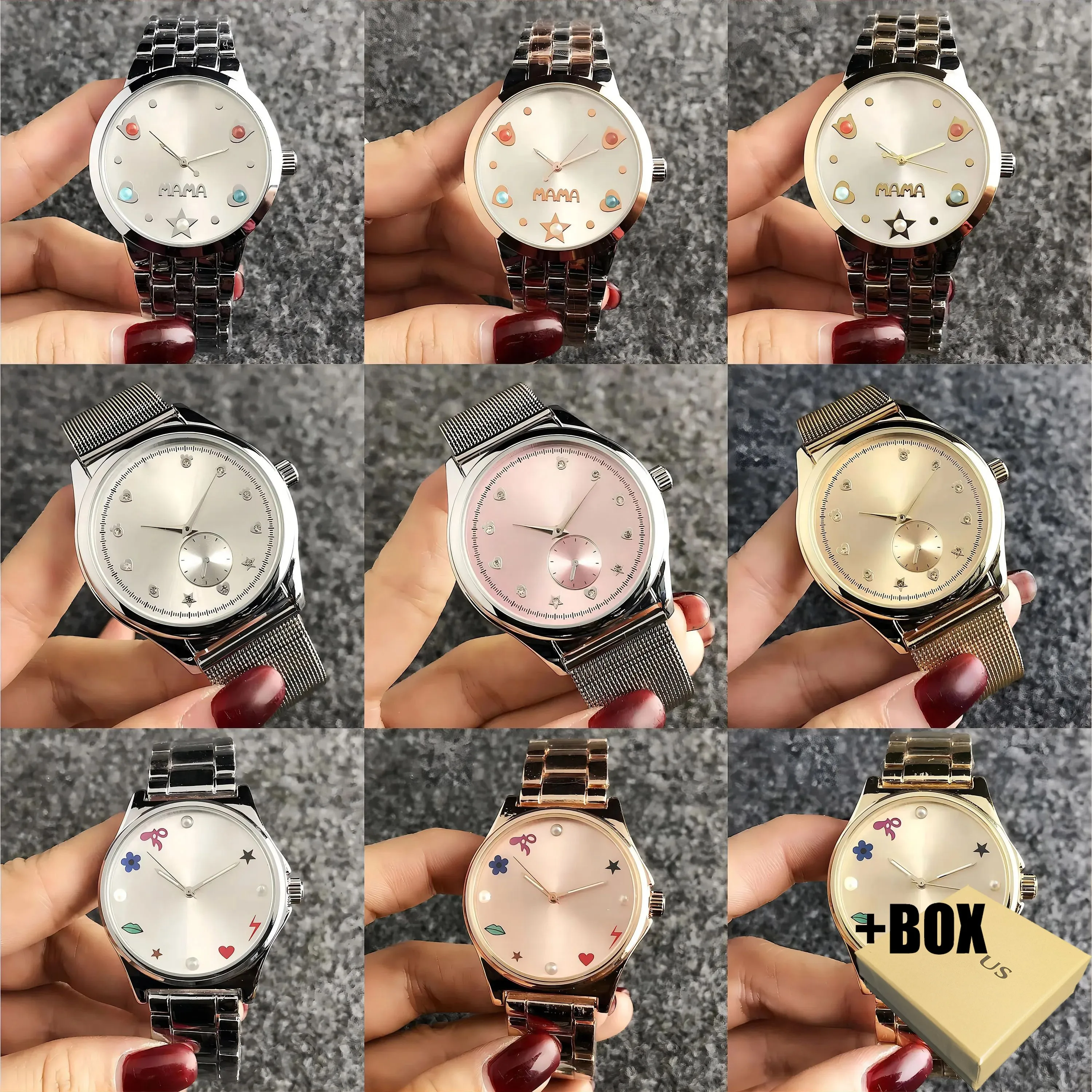 2023 элегантные и шикарные часы с медведем