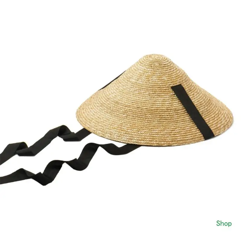 

Dropship Sun Hat Wide Brim Fashionable Accessory Conical Hats Beach Vacation Summer Hats