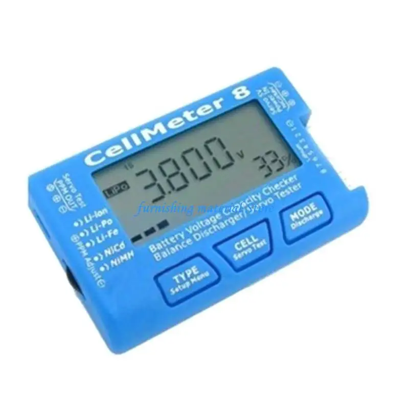 Testeur de Batterie Lipo 2-8S Cellmeter avec rétroéclairage idéal pour chargeur parallèle