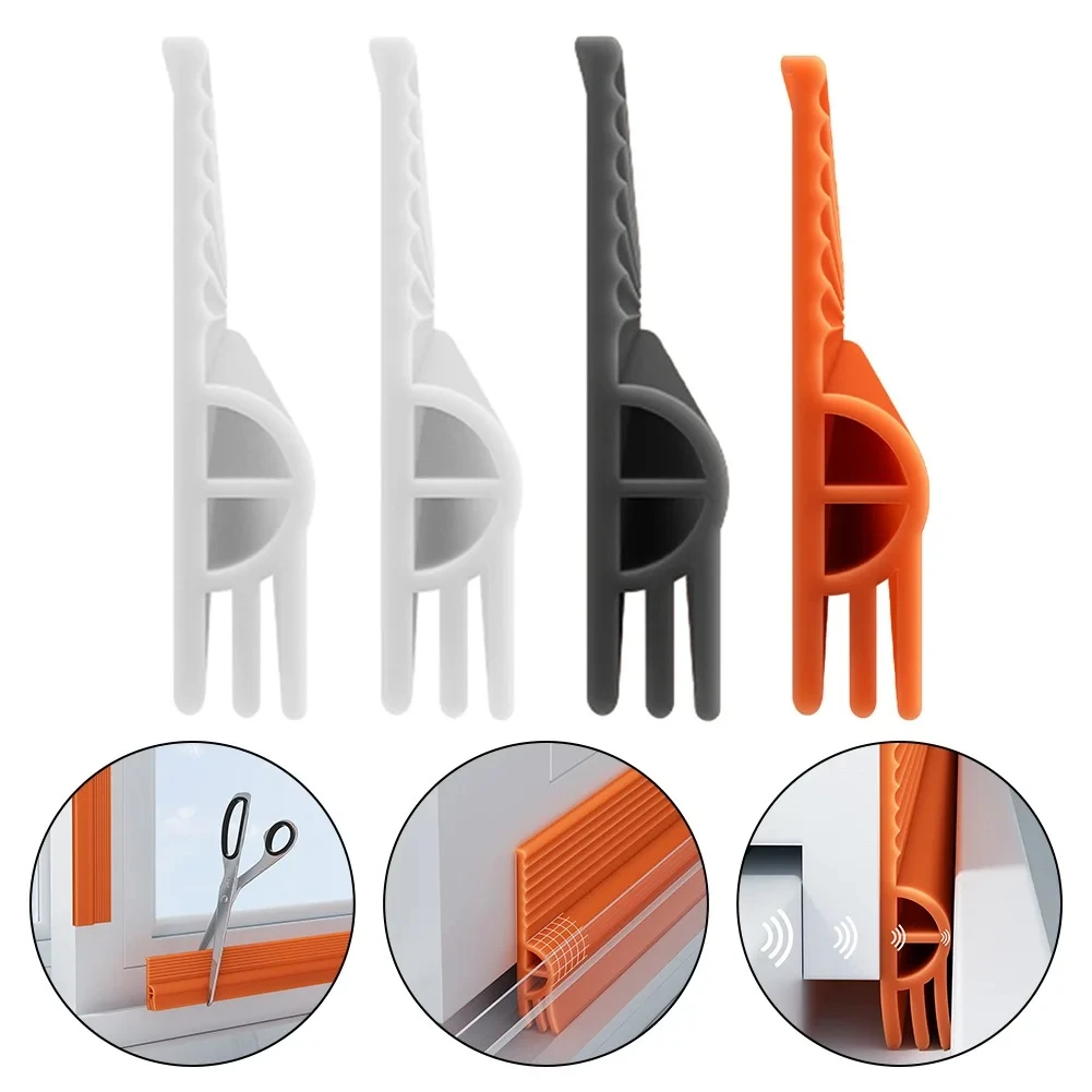 TPE Sliding Window Seal Strip Self Adhesive Triple Sound Insulation Windproof Anti-Cold Door Under Flexible Weatherstrip Tape