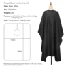 Hairdresser Silicone Collar Aprons Transparent Anti static Haircut Capes Waterproof Aprons Eagle Shawls Barber Styling Tools 6