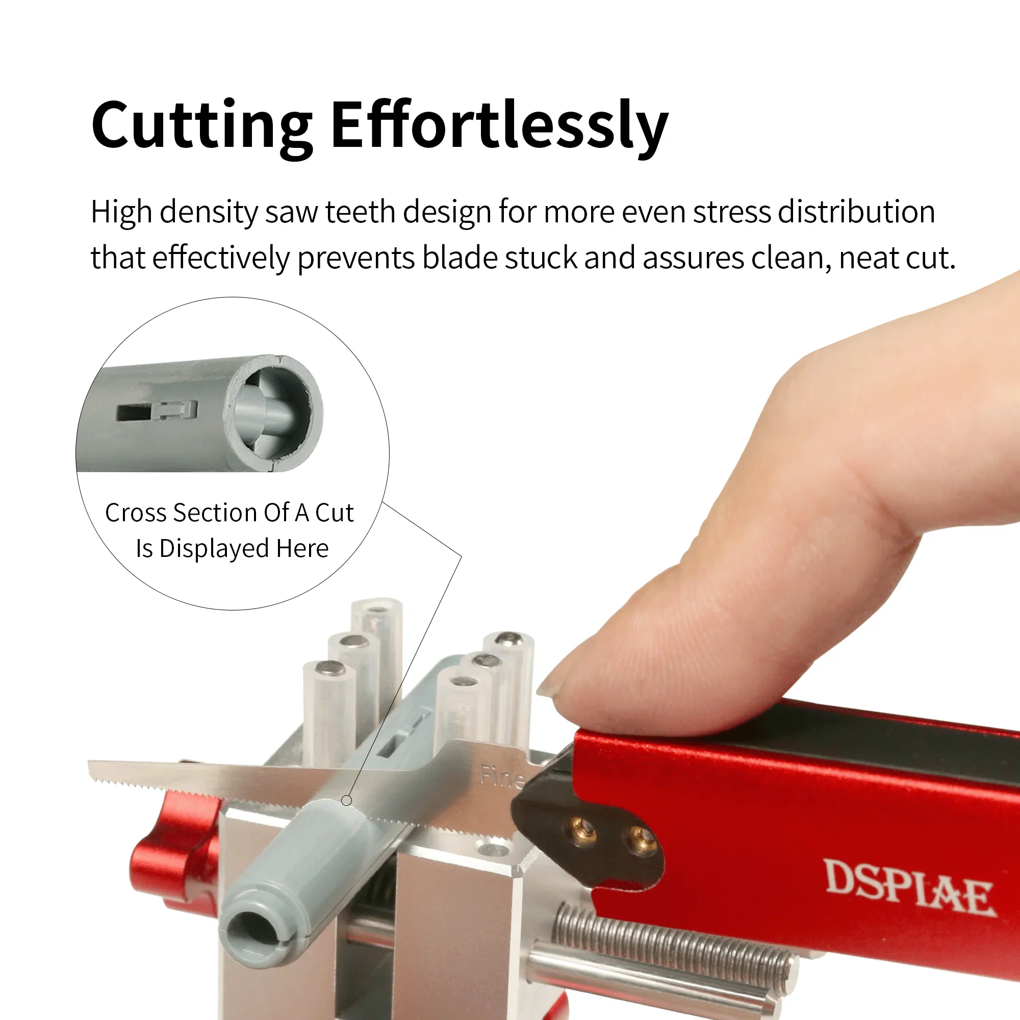DSPIAE AT-HW Aluminum Hand Saw With Blades Modeling Tools