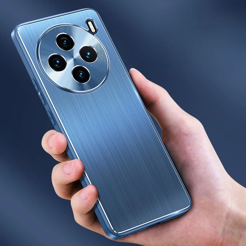 

Матовый металлический чехол для телефона Vivo X100 Pro