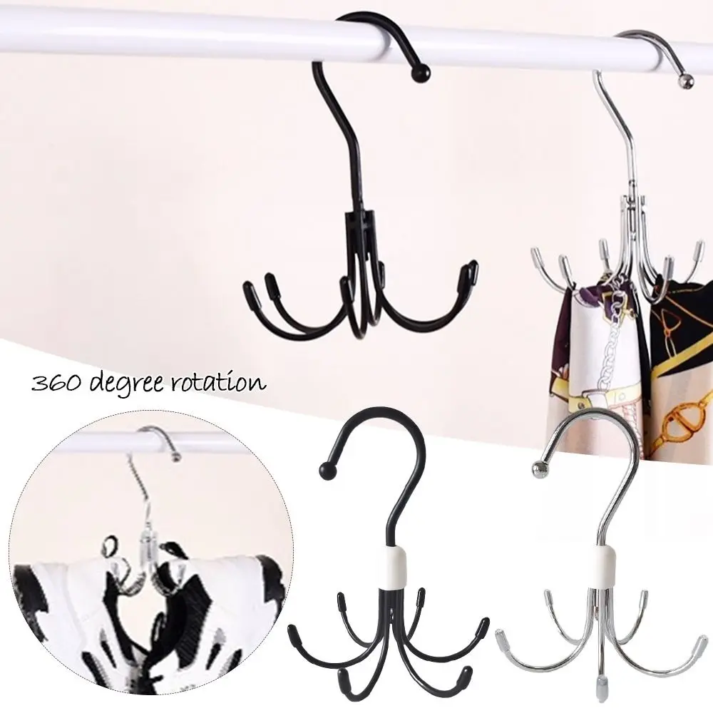 

Creative Home Effective storage Compact design 360 degree rotation Wardrobe artifact Six Claws Multifunctional storage