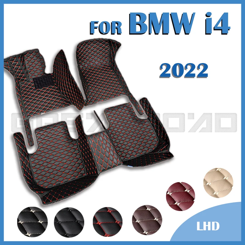 CarFloorMatsForBMWi42022CustomAutoFootPadsAutomobileCarpet