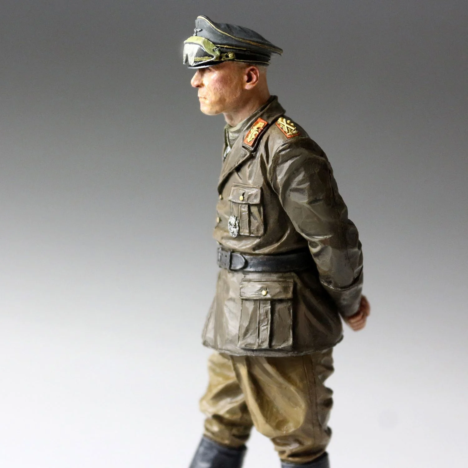 1/16 Scale Die-cast Resin Figure Model Assembling Kit Resin Mannequin Toy German Soldier Unpainted 3