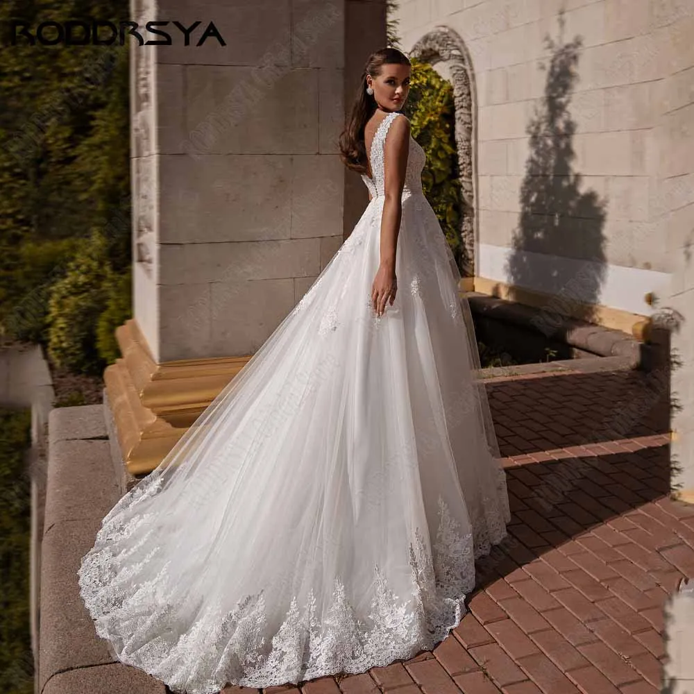 JEHETH White Plus Size Wedding Dresses For Bride 2024 Boho A-Line Bridal Gowns Lace Sleeveless vestidos de novia Custom Made