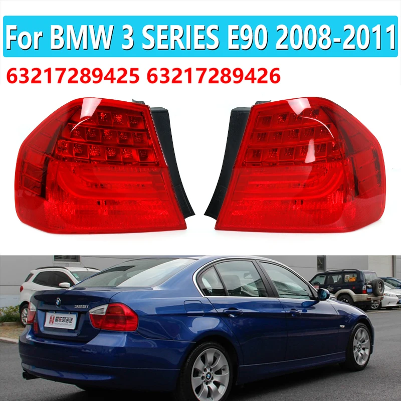 

For BMW 3 SERIES E90 2008 2009 2010 2011 Rear Tail Lamp Light LED Light Back Side taillights Stop Brake light Fog 63217289426