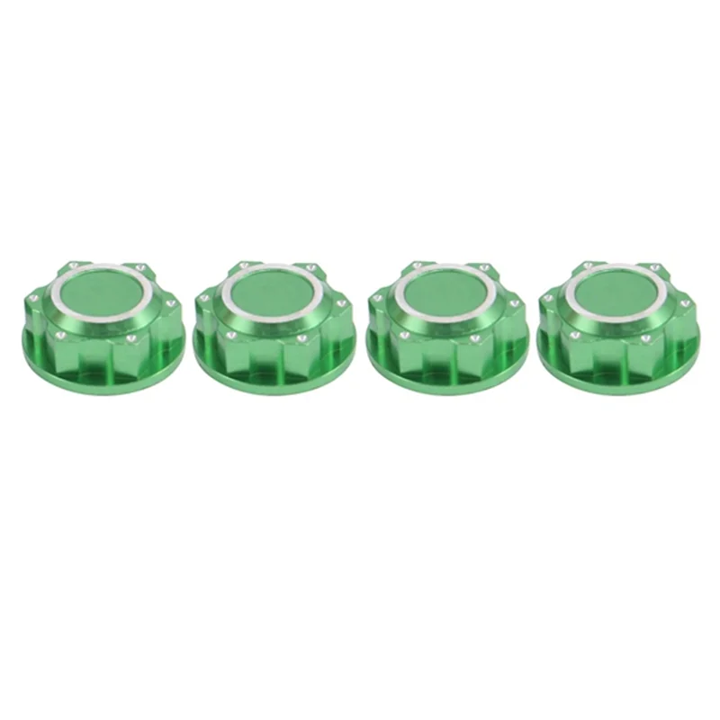 Arrma 1/5 Kraton 8S Outcast 8S RC 자동차 용 4Pcs 알루미늄 24Mm 육각 휠 너트 휠 허브 커버 방진 미끄럼 방지