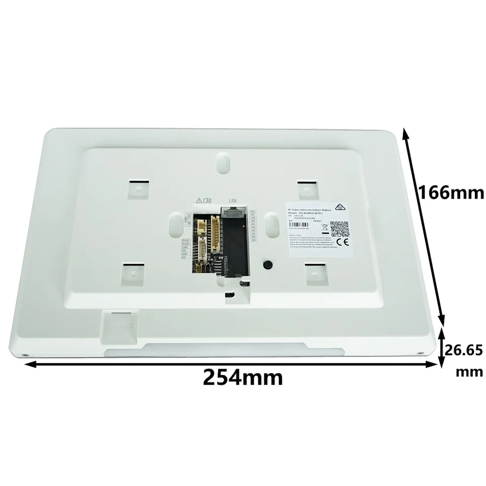 Moniteur D'intérieur Hikvision DS-KH9510-WTE1 10.1 Pouces - Android, WiFi, PoE - NEUF