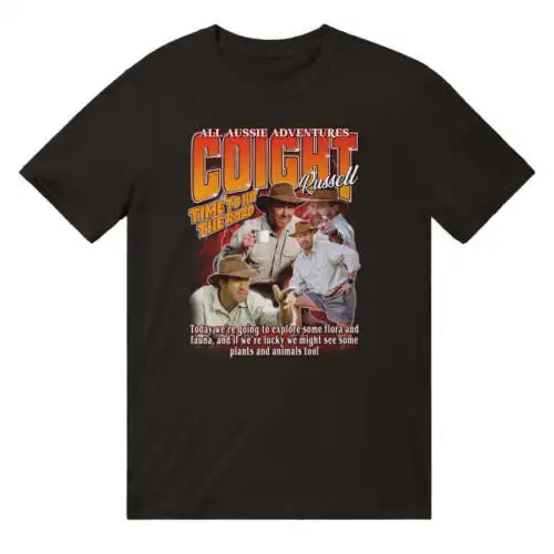 Винтажная Футболка с принтом Расселла Койта флоры и фауны