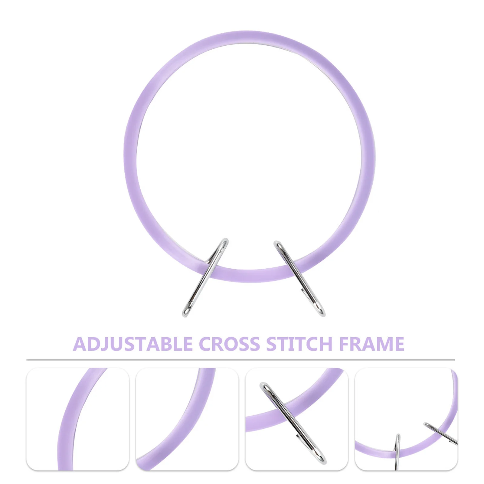 13Pcs Tension Embroidery Ring Hoops Embroidery Ring Plastic Steel Frame Cross Stitch Circle Needlework Craft Sewing Arts