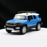 1/32 TOYOTA Cruiser FJ Toy Car Model Diecast Alloy SUV Off Road Collection Pull Back Sound & Light Gift For Children Kid Boys 2