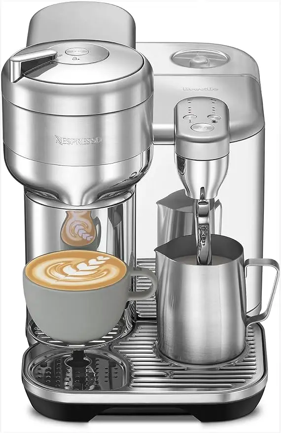 

Nespresso Breville Vertuo Creatista BVE850BSS, Матовая нержавеющая сталь
