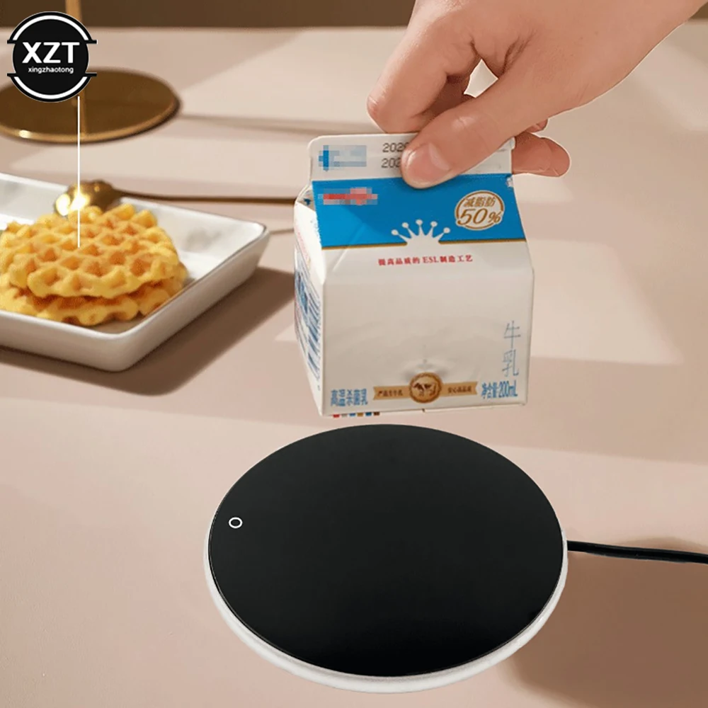 Heating Coaster USB Coffee Heater Mini Portable Intelligent Thermostatic Coaster Type-c Thermal Insulation