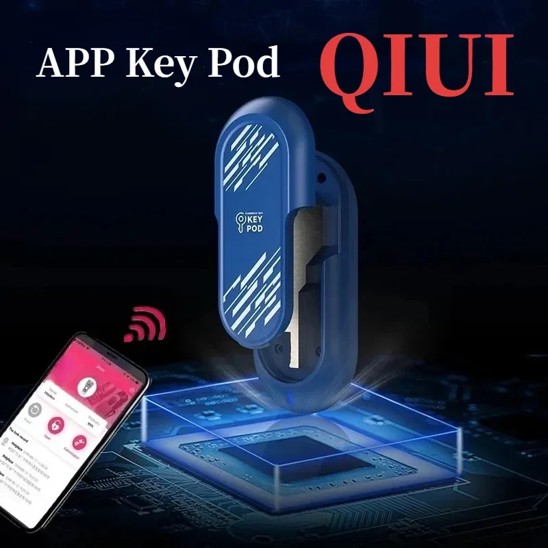 QIUI APP Key Pod Penis Cage Key Safe Outdoor Smart Control Storage Chastity Penis Cage Accessories Couples Erotic Sex Toy 18 penis chastity cage chastity lock sex toy chastity cage accessory