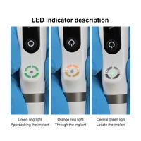 Localisateur d'implants dentaires précis avec détecteur de vis à balayage croisé et 4 sondes de capteur, localisation par capteur rotatif à 360° 3