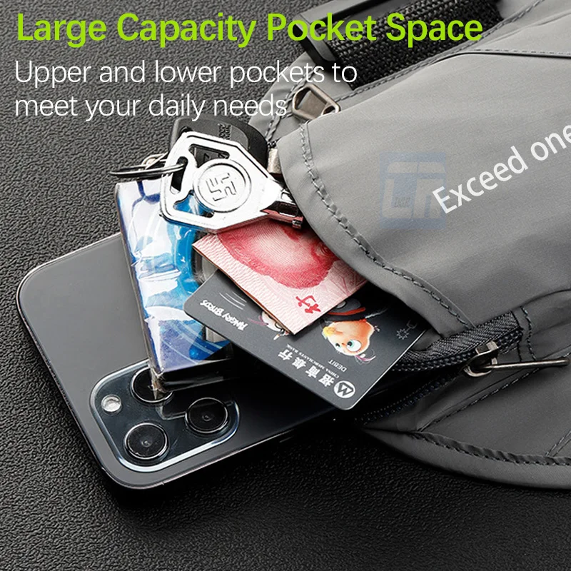 5Colors Running Arm Bag Outdoor Waterproof Reflective Armband Bag Phone Holder  For Below 6.7inch Phone Sport Gym Arm Wrist Case 4