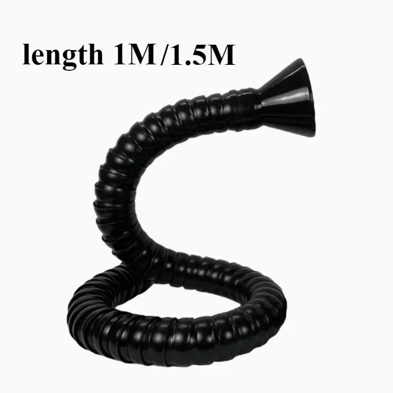 เครื่องช่วยหายใจควันแบบยืดหยุ่นตําแหน่งท่อไม้ไผ่หลอดดูดเครื่องดูดควันเก็บควันอุตสาหกรรมระบบสกัดควัน 1