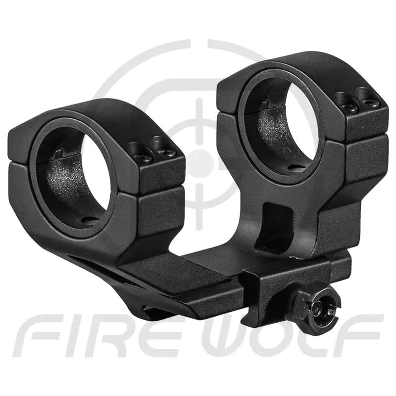 Tactical 25.4MM 30MM Dual Rings Rifle Scope Mount for 20MM Picatinny Rail Heavy Duty Cantilever Hunting Accessories