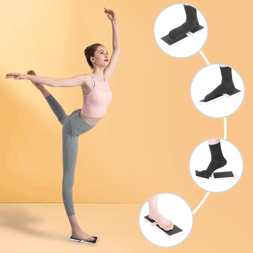 

1-6PCS Ankle Balance Board Wooden Ankle Strengthener Exerciser Non-Slip Single Foot Strengthener Trainer for Pilates Training