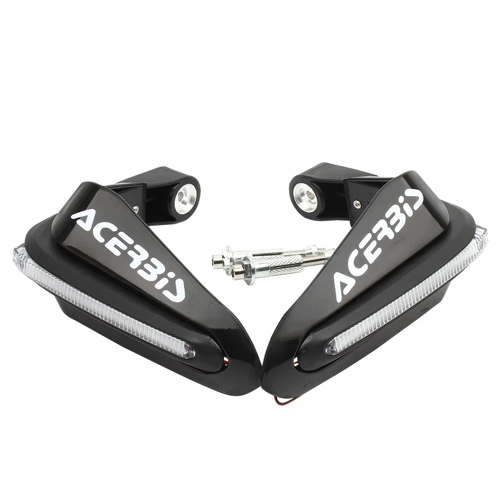 Motocross LED light Handguard For APRILIA PEGASO 650 SXV SR 150 RSV RSV4 RS50 TUONO V4 RS 125 SR 50 RS 50 Dirt Bike Hand Guards