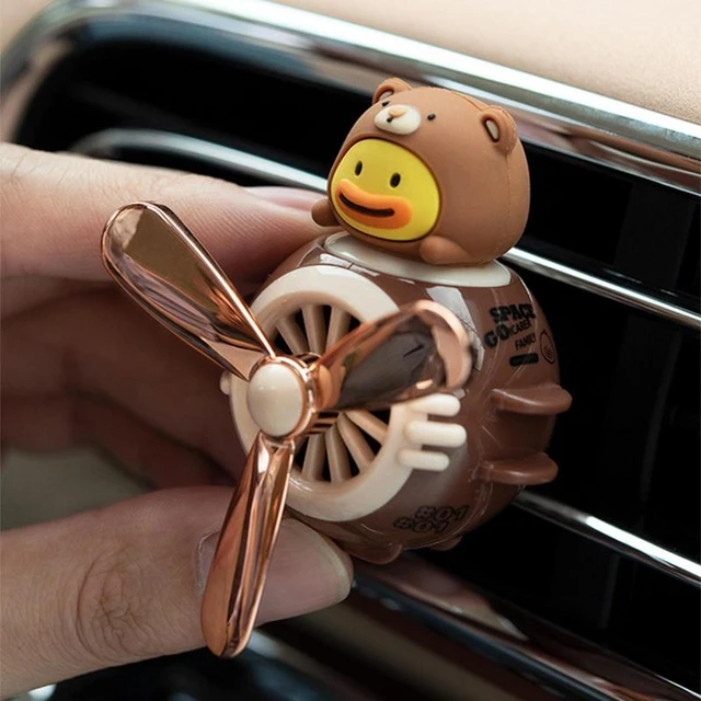 Jimtyee Car Air Fresheners Cute Cartoon Mouse Pilot Car Diffuser