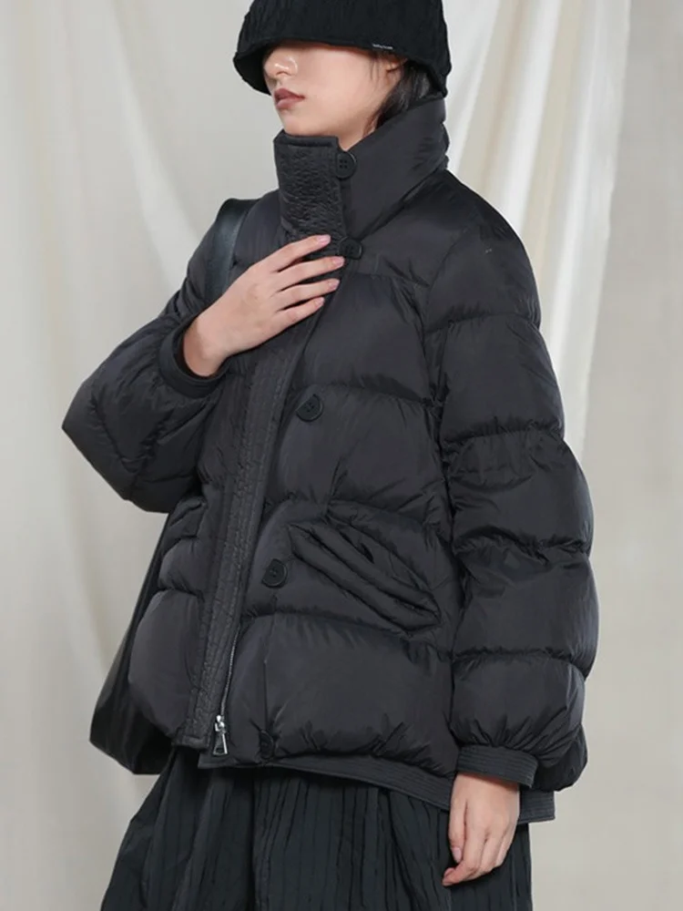 90-2023-duck-new-white-winter-women-piumino-femminile-caldo-allentato-casual-outwear-stand-collar-puffer-coat-light-parka