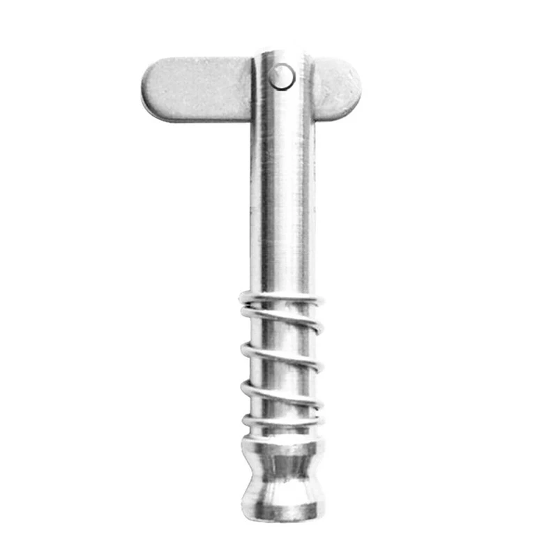 

1pcs Boat Bimini Top Quick Release Pin 1/4 inch 6mm with Drop Cam & Spring Marine Grade 316 Stainless Steel Boat Deck Hinge Pins